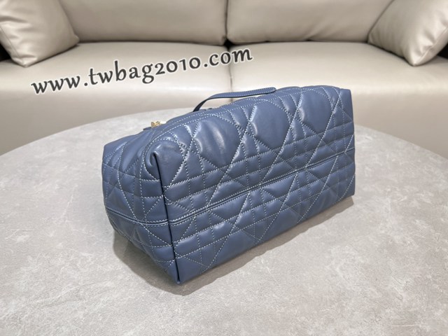 Dior专柜新款迪奥中号Toujours手袋牛皮超大藤格纹休闲女包 djfk1238